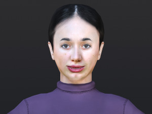 Woman 47 With 52 Animations 32 Morphs 3D Model