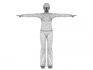 Woman 47 With 52 Animations 32 Morphs 3D Model