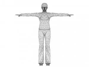 महिला 47 52 एनिमेशन 32 रूप के साथ 3D मॉडल