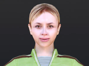 Woman 48 With 52 Animations 32 Morphs 3D Model