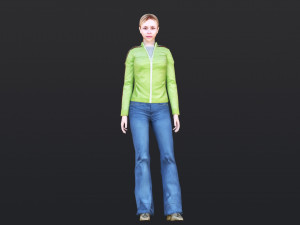 Woman 48 With 52 Animations 32 Morphs 3D 模型