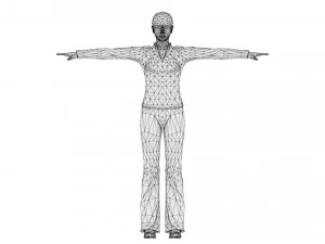 Woman 48 With 52 Animations 32 Morphs 3D Model