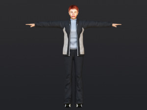 Woman 49 With 52 Animations 32 Morphs Model 3D