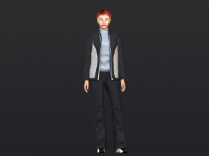 Woman 49 With 52 Animations 32 Morphs Model 3D