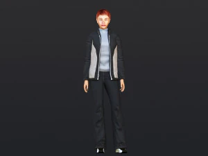 Woman 49 With 52 Animations 32 Morphs 3D Model