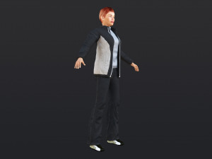 Woman 49 With 52 Animations 32 Morphs Model 3D