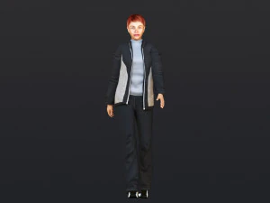 Woman 49 With 52 Animations 32 Morphs 3D Model