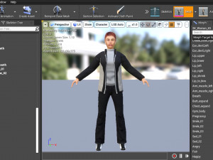 Woman 49 With 52 Animations 32 Morphs Model 3D