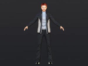 Woman 49 With 52 Animations 32 Morphs 3D Model