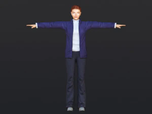 Woman 50 With 52 Animations 32 Morphs 3D Model