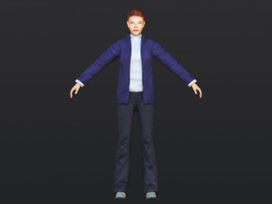 Woman 50 With 52 Animations 32 Morphs 3D-Modell