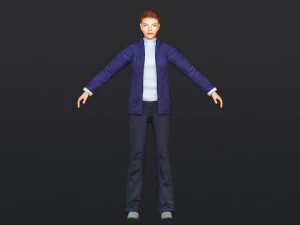 Woman 50 With 52 Animations 32 Morphs 3D Model