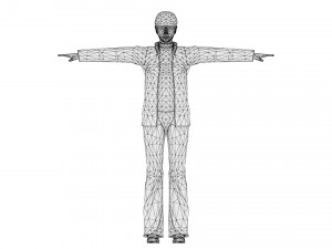 Woman 50 With 52 Animations 32 Morphs 3D-Modell