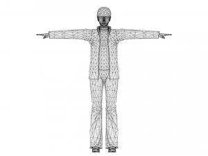 Woman 50 With 52 Animations 32 Morphs 3D Model