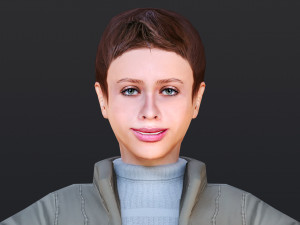 Woman 36 To 40 With 52 Animations 32 Morphs 3D Model