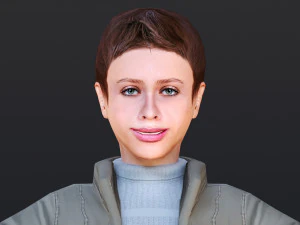 Woman 36 To 40 With 52 Animations 32 Morphs 3D Model