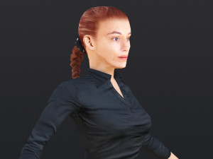 Woman 36 To 40 With 52 Animations 32 Morphs 3D Model