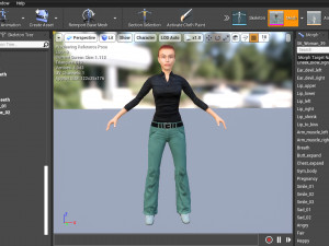 Woman 36 To 40 With 52 Animations 32 Morphs 3D Model