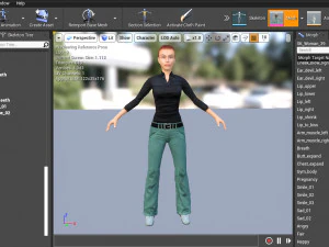 Woman 36 To 40 With 52 Animations 32 Morphs 3D Model