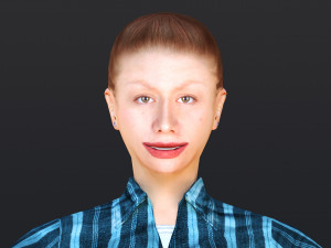 Woman 41 To 45 With 52 Animations 32 Morphs 3D 模型