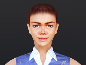 Woman 41 To 45 With 52 Animations 32 Morphs 3D 模型