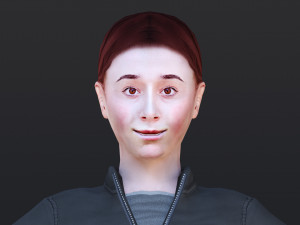 Woman 46 To 50 With 52 Animations 32 Morphs Model 3D