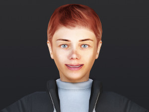 Woman 46 To 50 With 52 Animations 32 Morphs Model 3D