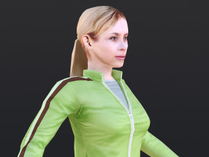 Woman 46 To 50 With 52 Animations 32 Morphs Model 3D