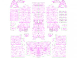 Woman 1 To 25 With 52 Animations 32 Morphs 3D Model