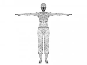 Woman 26 To 50 With 52 Animations 32 Morphs 3D Model