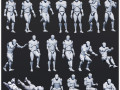 50 Male Animations 3D Model