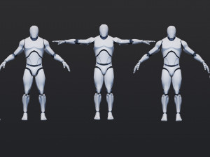50 Male Animations 3D Model