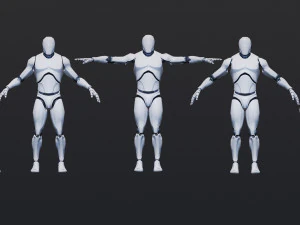 50 Male Animations 3D Model