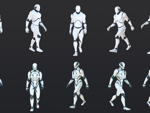 Basic Animations 3D Model