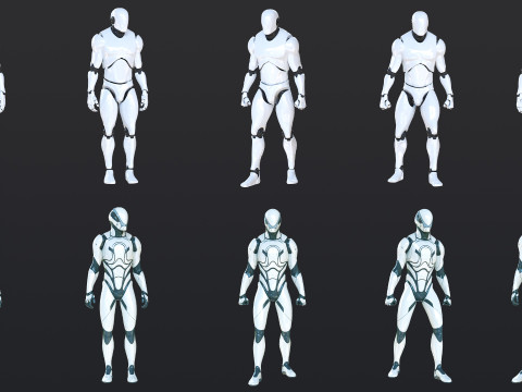 Basic Animations 3D Model