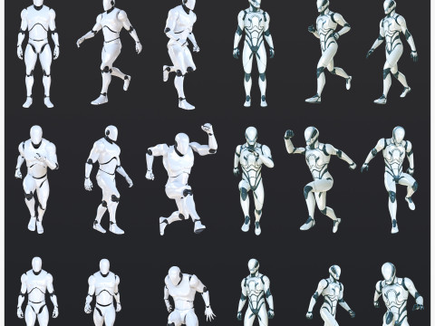 Basic Animations 3D Model