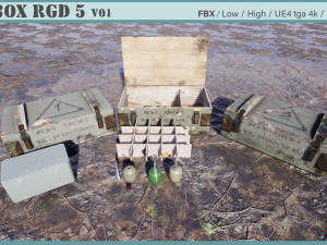 kit box rgd5 v01 3D Модель