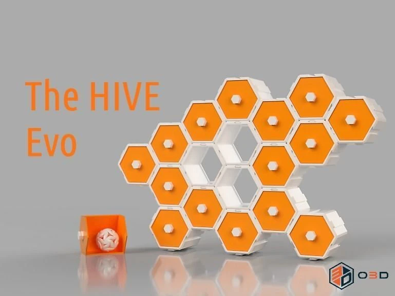 l'hive evo - sistema di cassetti modulari Modello di stampa 3D .c4d .max .obj .3ds .fbx .stl .blend