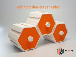 l'hive evo - sistema di cassetti modulari Modello di stampa 3D