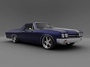 chevrolet elcamino 1970 Model 3D
