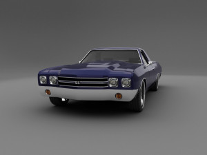 chevrolet elcamino 1970 Model 3D