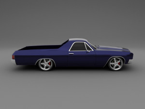 chevrolet elcamino 1970 Model 3D