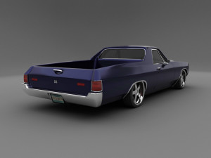 chevrolet elcamino 1970 Model 3D