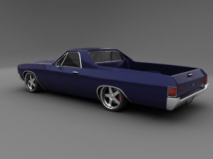 chevrolet elcamino 1970 Model 3D