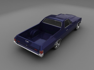chevrolet elcamino 1970 Model 3D
