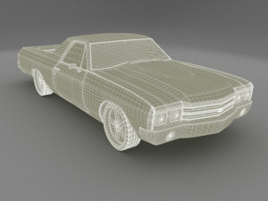 chevrolet elcamino 1970 Model 3D