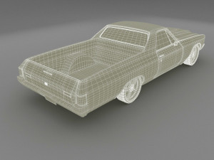 chevrolet elcamino 1970 Model 3D