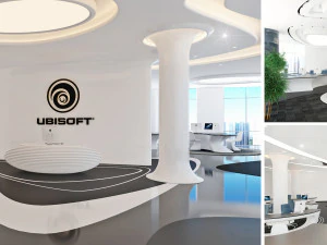 сучасний офіс 3D Модель