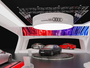 exhibition audi Model 3D