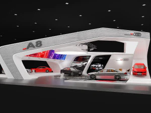 exhibition audi 3D Model